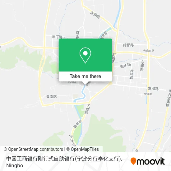 中国工商银行附行式自助银行(宁波分行奉化支行) map