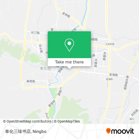 奉化三味书店 map