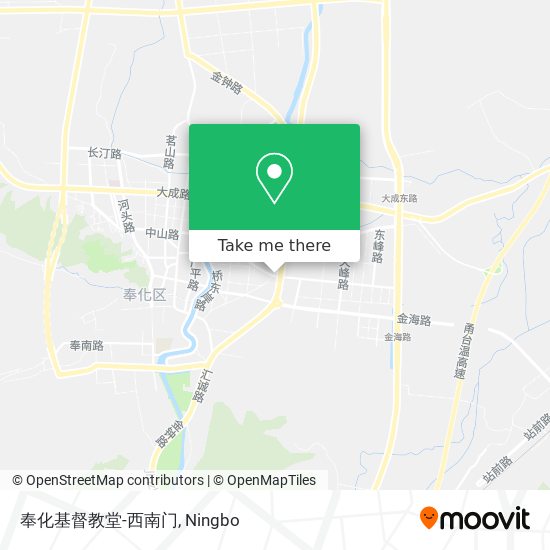 奉化基督教堂-西南门 map
