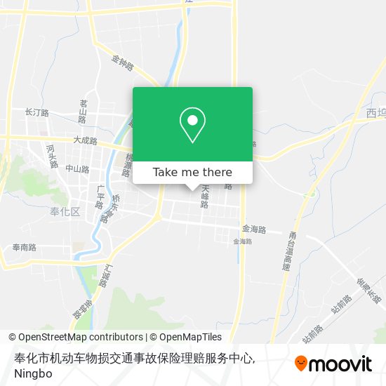 奉化市机动车物损交通事故保险理赔服务中心 map