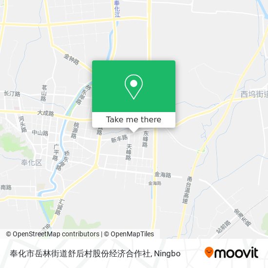 奉化市岳林街道舒后村股份经济合作社 map