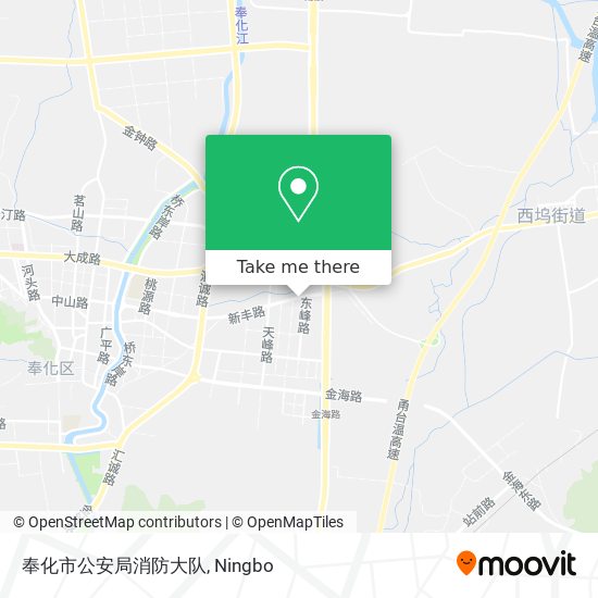 奉化市公安局消防大队 map