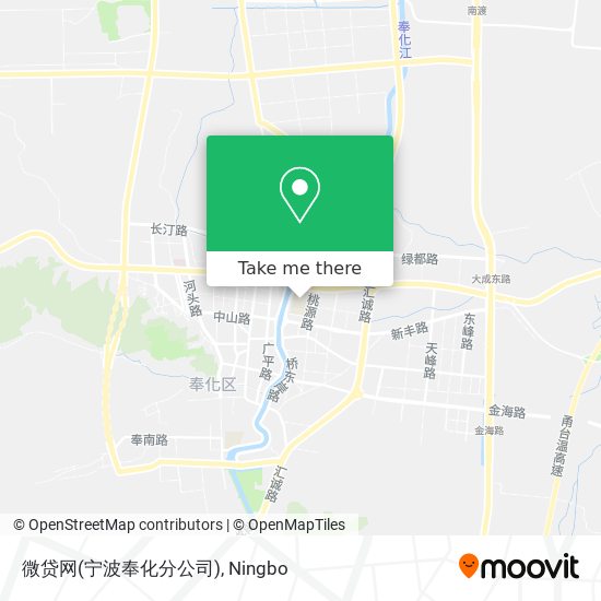微贷网(宁波奉化分公司) map