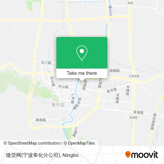 微贷网(宁波奉化分公司) map