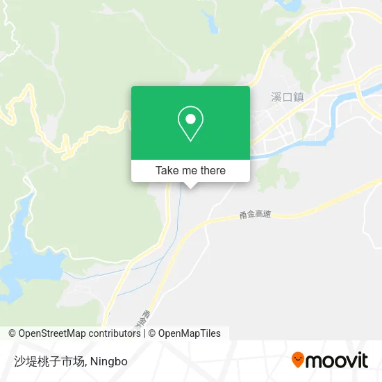 沙堤桃子市场 map