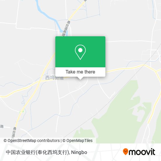 中国农业银行(奉化西坞支行) map