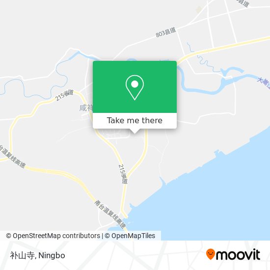 补山寺 map
