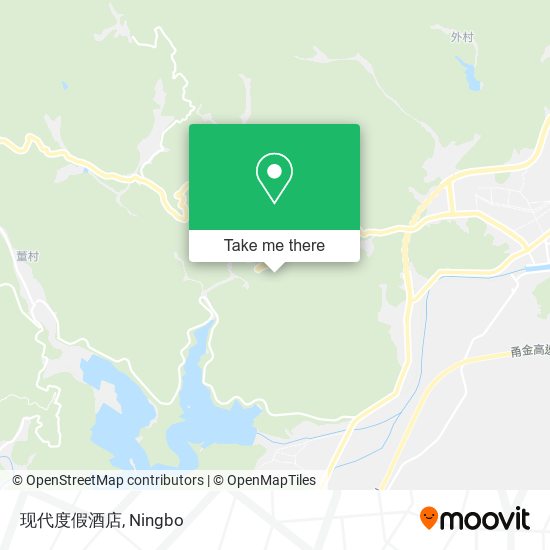 现代度假酒店 map