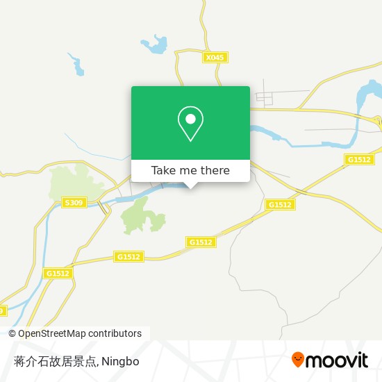蒋介石故居景点 map