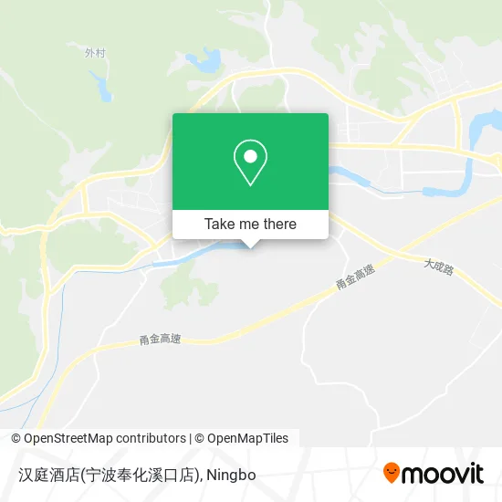 汉庭酒店(宁波奉化溪口店) map