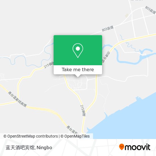 蓝天酒吧宾馆 map