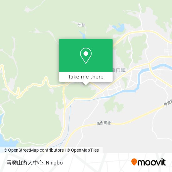 雪窦山游人中心 map