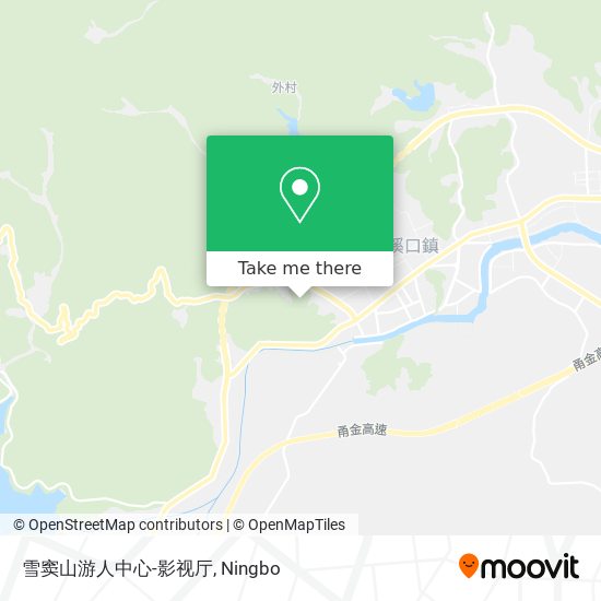 雪窦山游人中心-影视厅 map