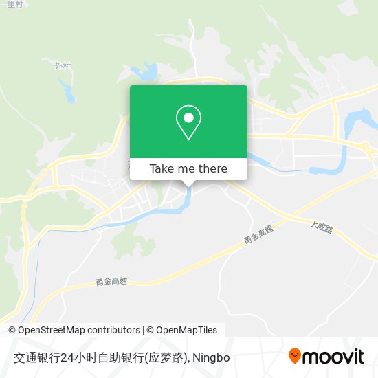 交通银行24小时自助银行(应梦路) map