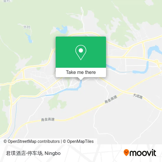 君璞酒店-停车场 map