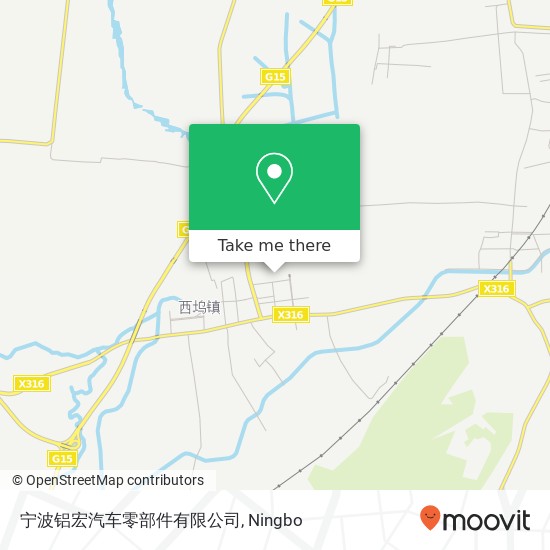 宁波铝宏汽车零部件有限公司 map