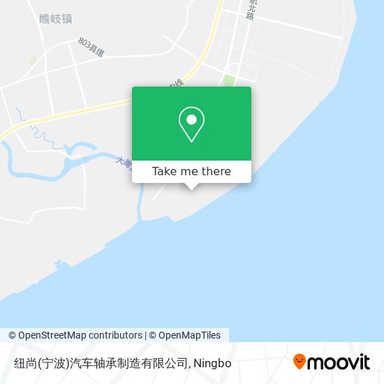 纽尚(宁波)汽车轴承制造有限公司 map