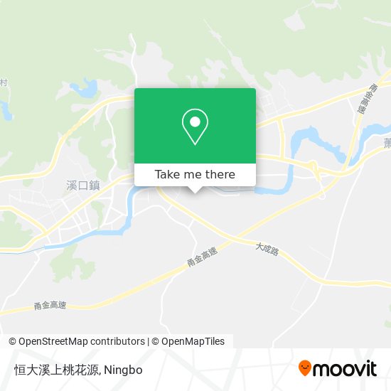 恒大溪上桃花源 map