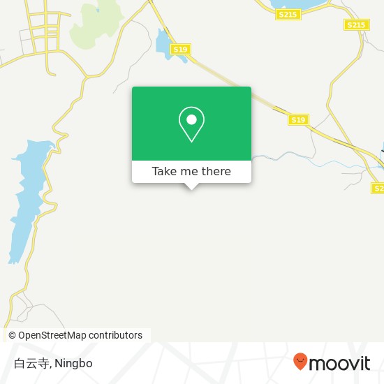 白云寺 map