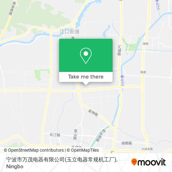 宁波市万茂电器有限公司(玉立电器常规机工厂) map