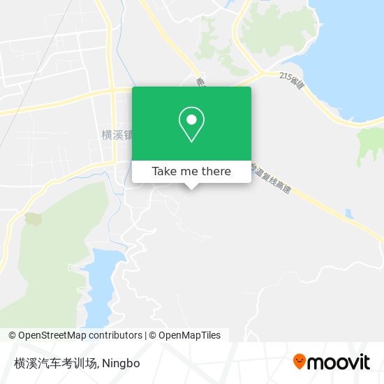 横溪汽车考训场 map