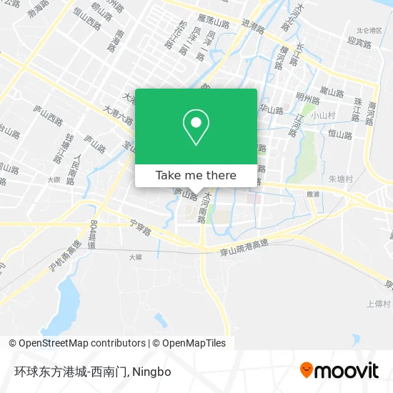 环球东方港城-西南门 map