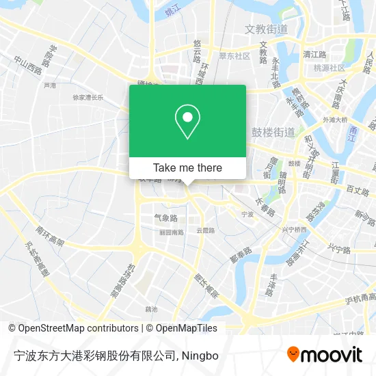 宁波东方大港彩钢股份有限公司 map