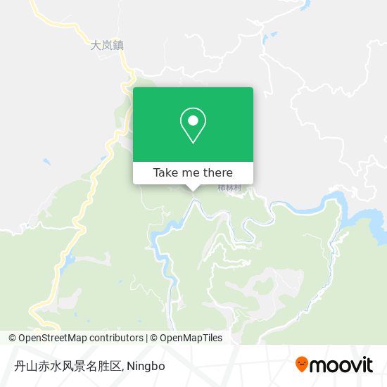 丹山赤水风景名胜区 map