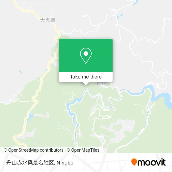 丹山赤水风景名胜区 map