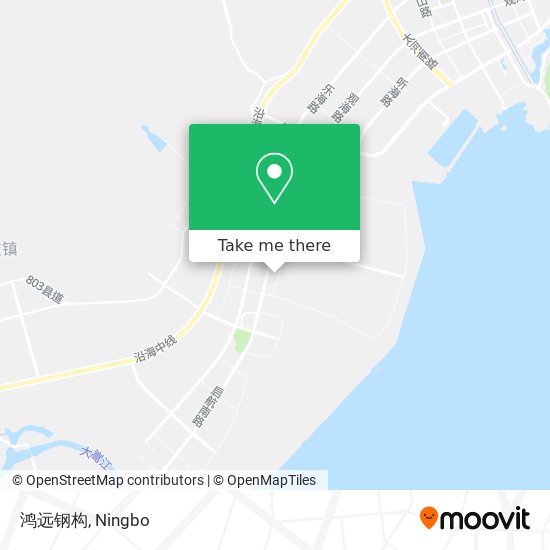 鸿远钢构 map