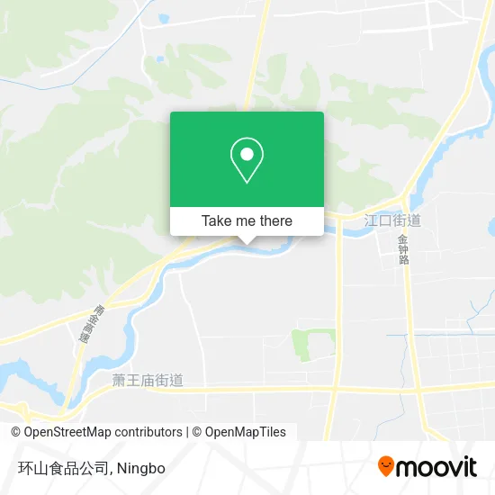 环山食品公司 map