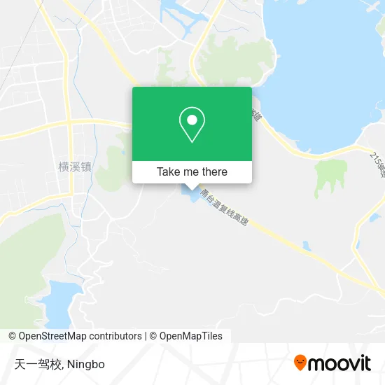 天一驾校 map