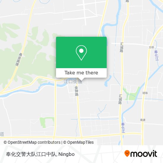 奉化交警大队江口中队 map