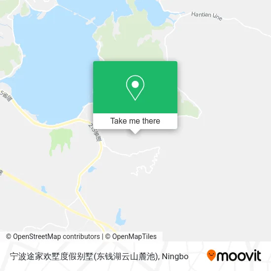 宁波途家欢墅度假别墅(东钱湖云山麓池) map