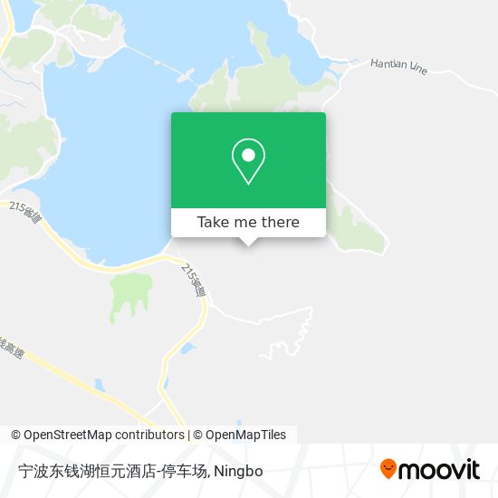 宁波东钱湖恒元酒店-停车场 map