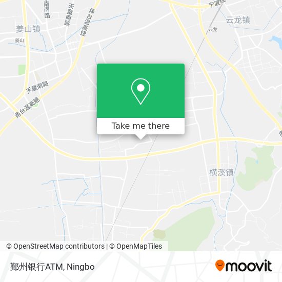 鄞州银行ATM map