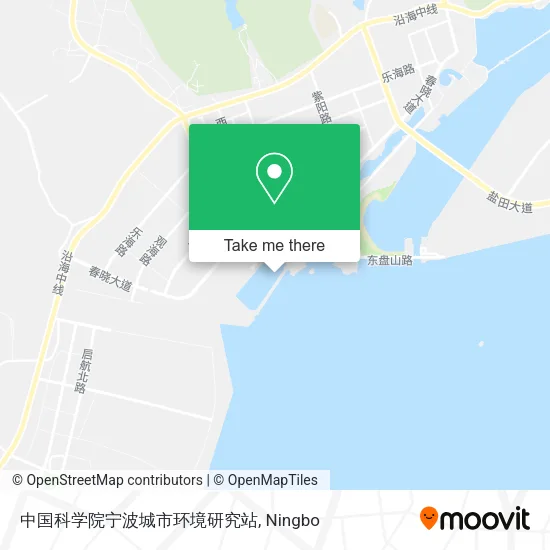 中国科学院宁波城市环境研究站 map