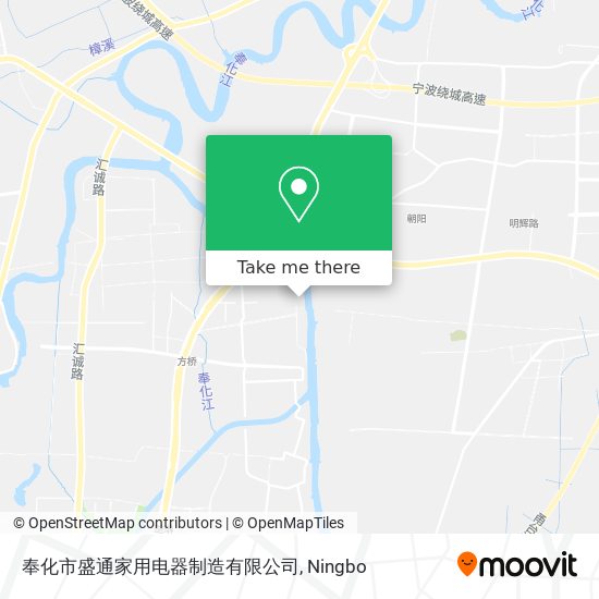 奉化市盛通家用电器制造有限公司 map