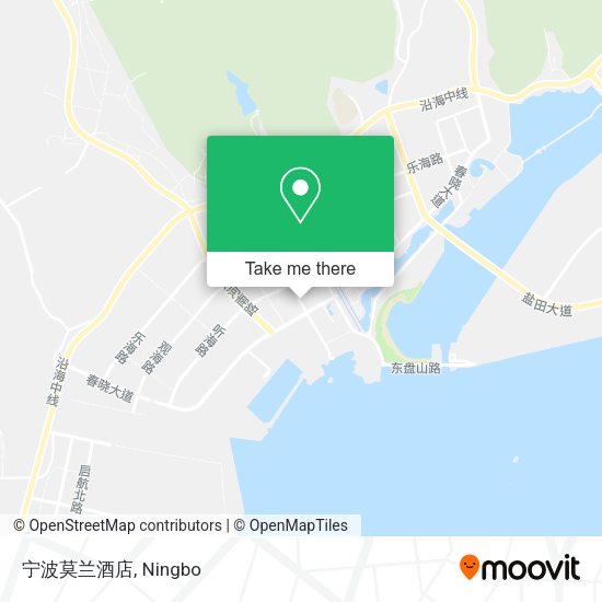 宁波莫兰酒店 map