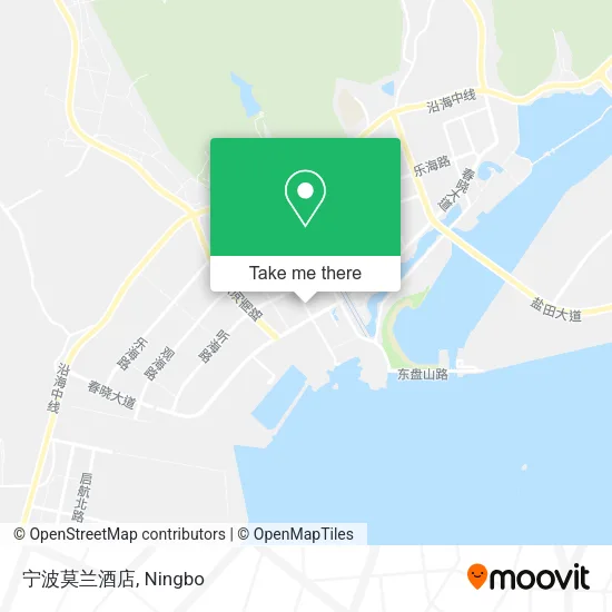 宁波莫兰酒店 map