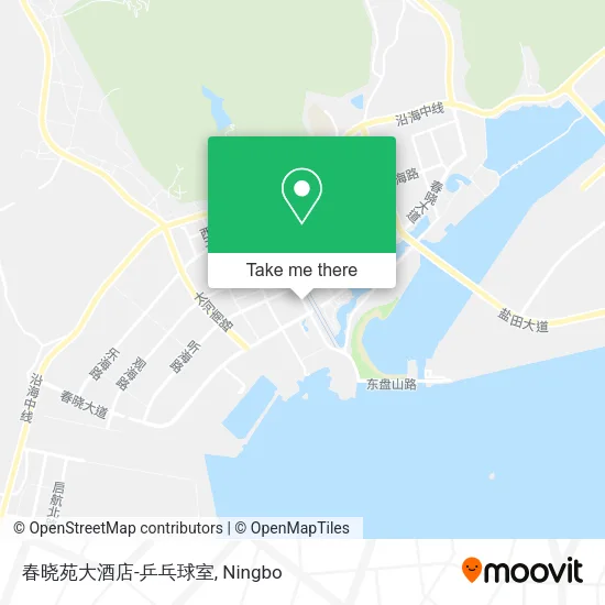 春晓苑大酒店-乒乓球室 map