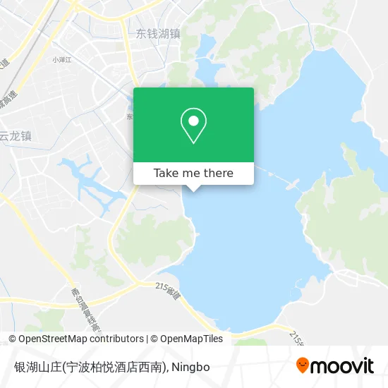 银湖山庄(宁波柏悦酒店西南) map