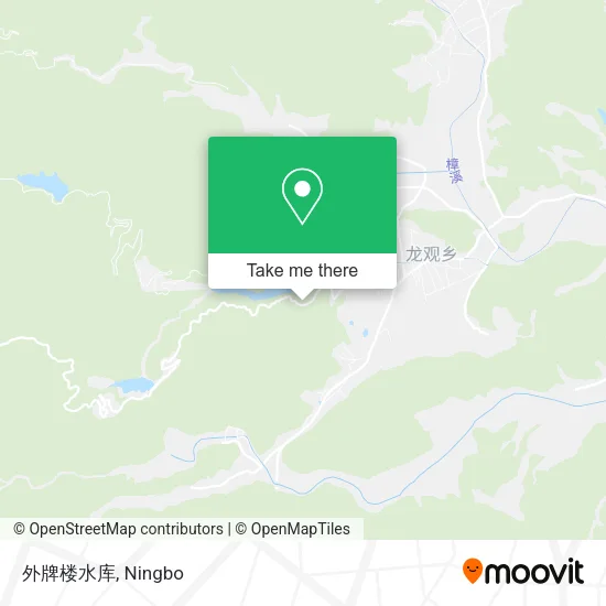 外牌楼水库 map