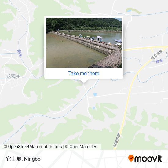 它山堰 map