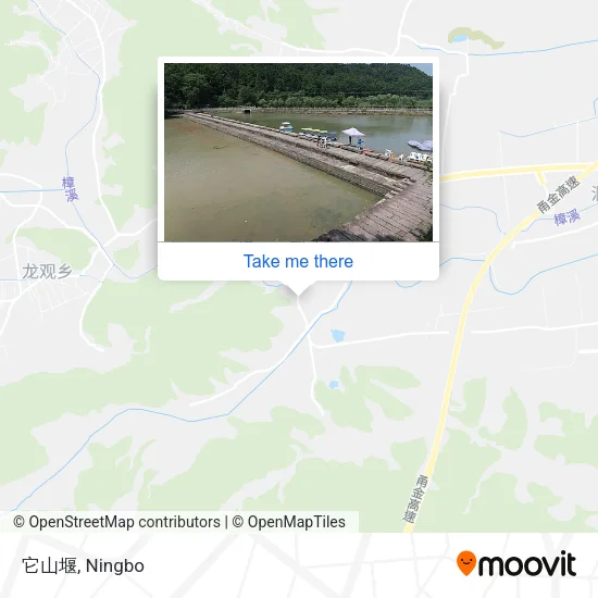 它山堰 map