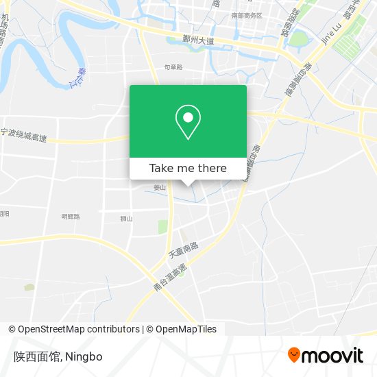 陕西面馆 map