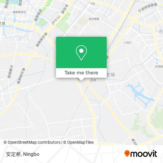 安定桥 map