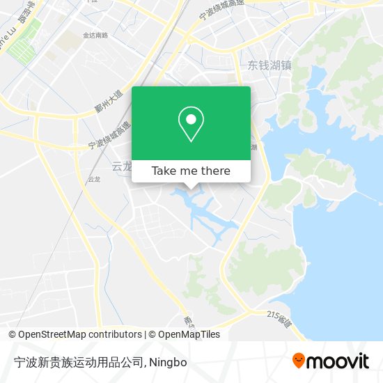 宁波新贵族运动用品公司 map