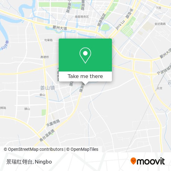 景瑞红翎台 map