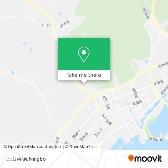 三山菜场 map